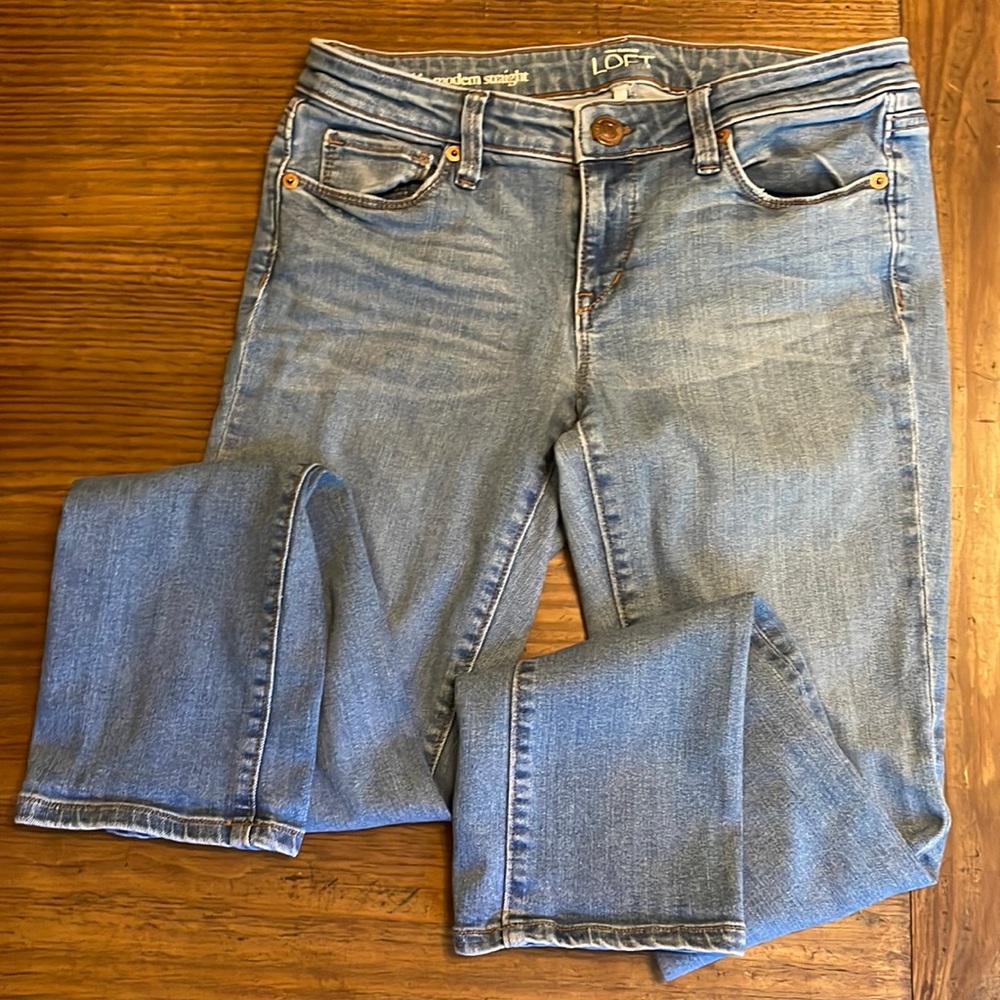 Ann Taylor Loft Modern Straight Jeans